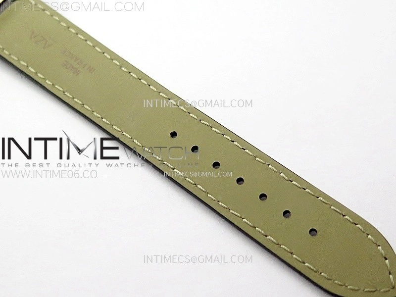 Santos Dumont 43.5mm RG F1F Best Edition Silver Dial on Brown Leather Strap Quartz